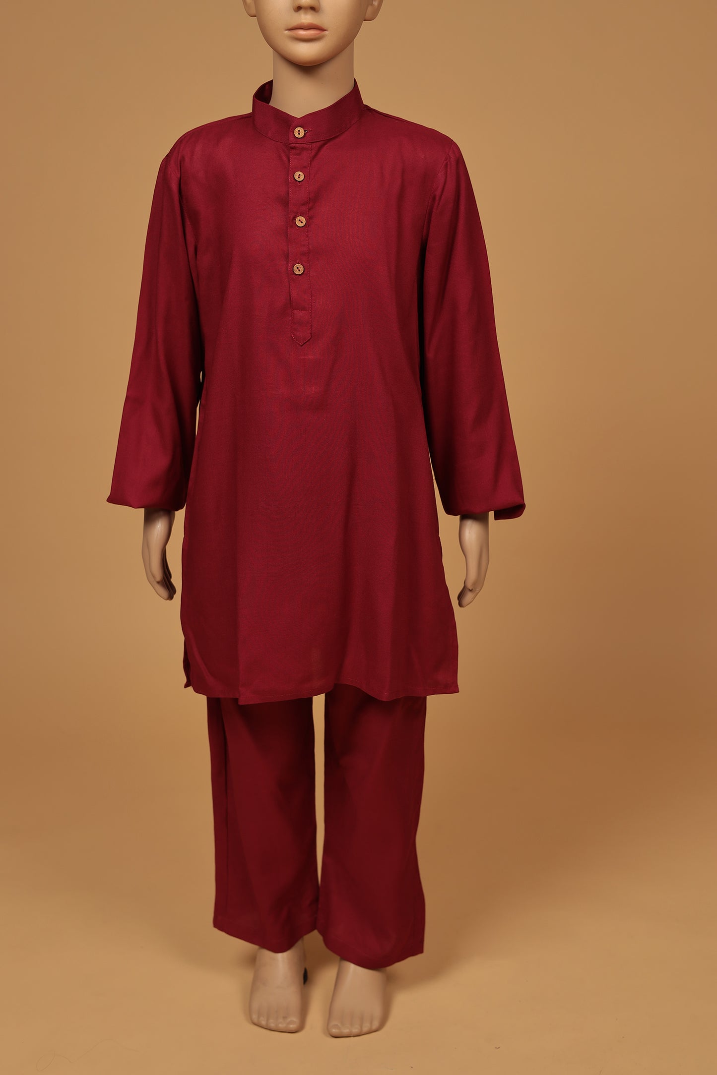 Elegant Royal Blue Cotton Sherwani with Kurta Pajama Set